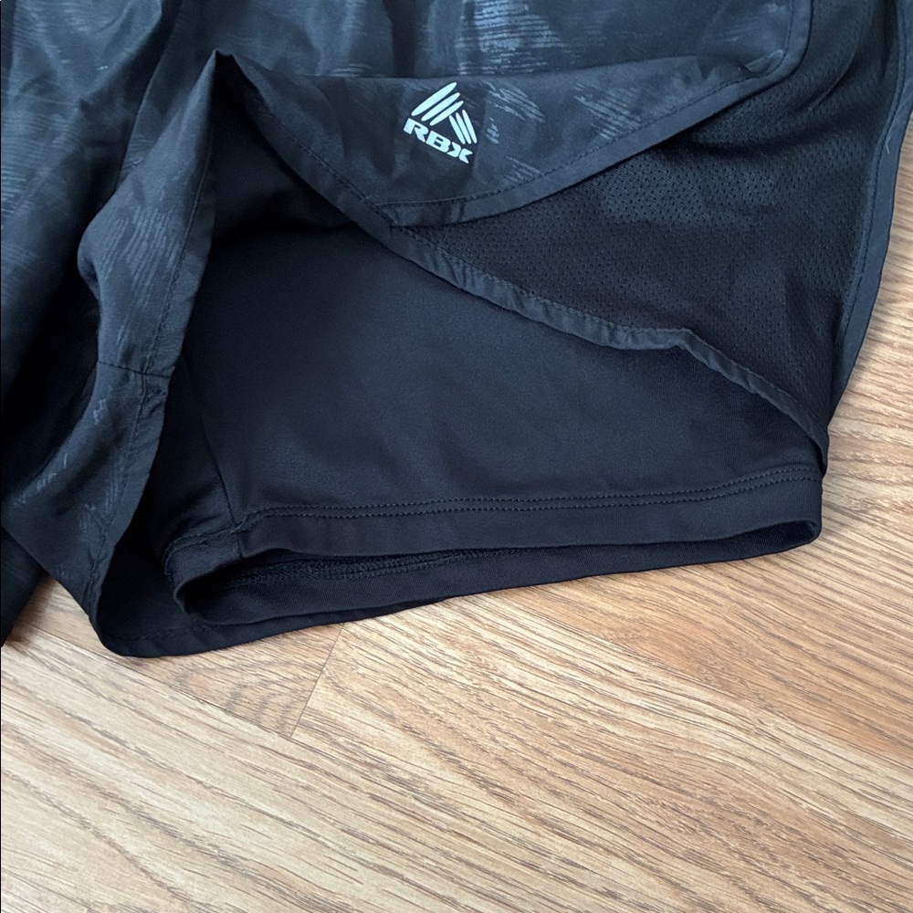 RBX Women's Black Athletic Shorts - Picture 2 of 5